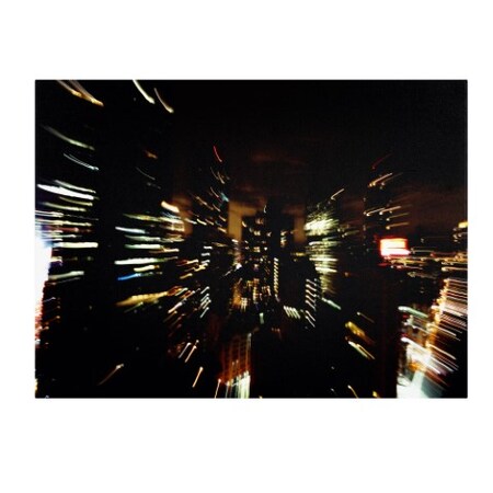 Trademark Fine Art Ariane Moshayedi 'City Lightshow' Canvas Art, 16x24 AM0019-C1624GG